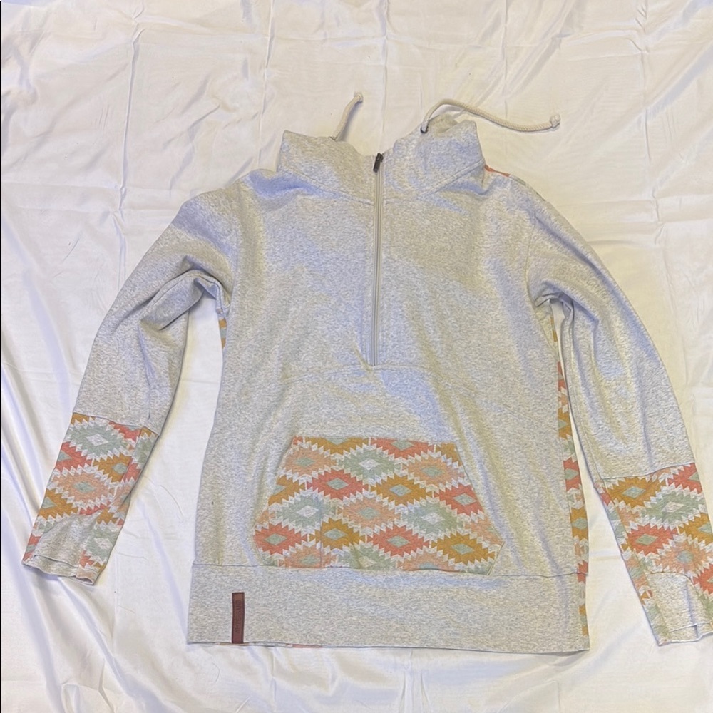 Women's Gray Patterned Sweater